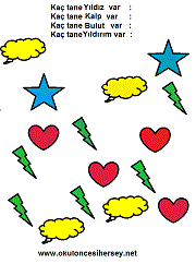 1. sınıflar için sayı egzersizleri